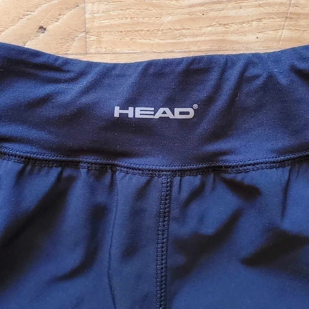 HEAD Black Pink Built-in Briefs Running Athletic Shorts Women's Size Medium